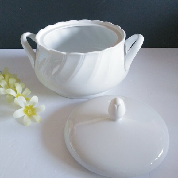 Sheffield White Vegetable Bowl Fine China Porcelain - Picture 3 of 13